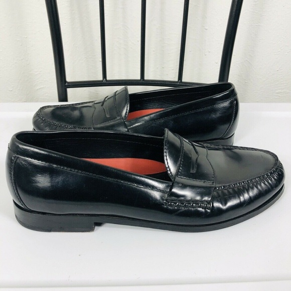 cole haan black penny loafers